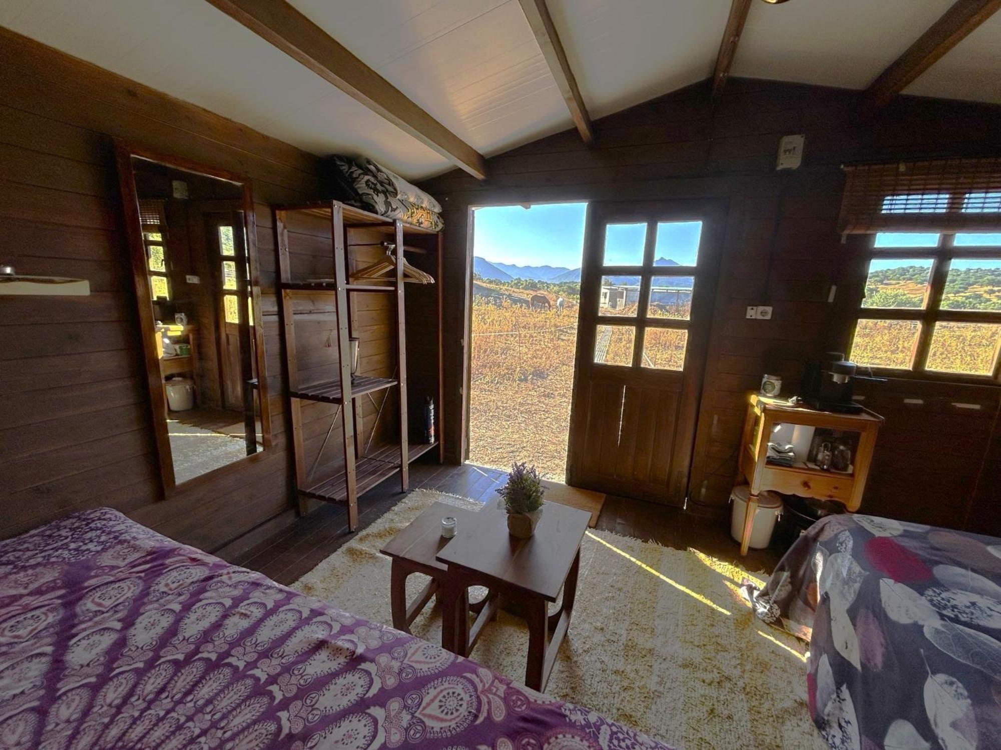 Cabana Rustica En Un Rancho Con Caballos, Prado Del Rey, Andalucia Экстерьер фото